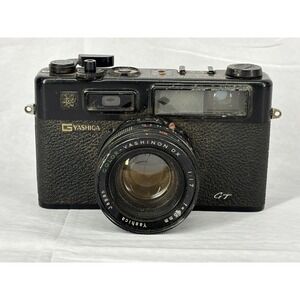 Yashica Electro 35 GT‎ 35mm Film Camera Color-Yashinon DX 45mm f/1.7 Lens UNTEST